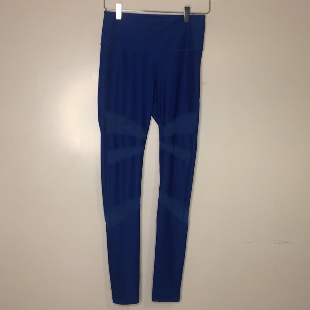 Zella Yoga, Running, Mesh, Blue Pants. Size small
